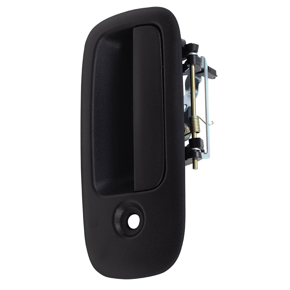 Brock Aftermarket Replacement Front Driver Left Outside Door Handle Textured Black Compatible With 1996-2022 Chevy Express