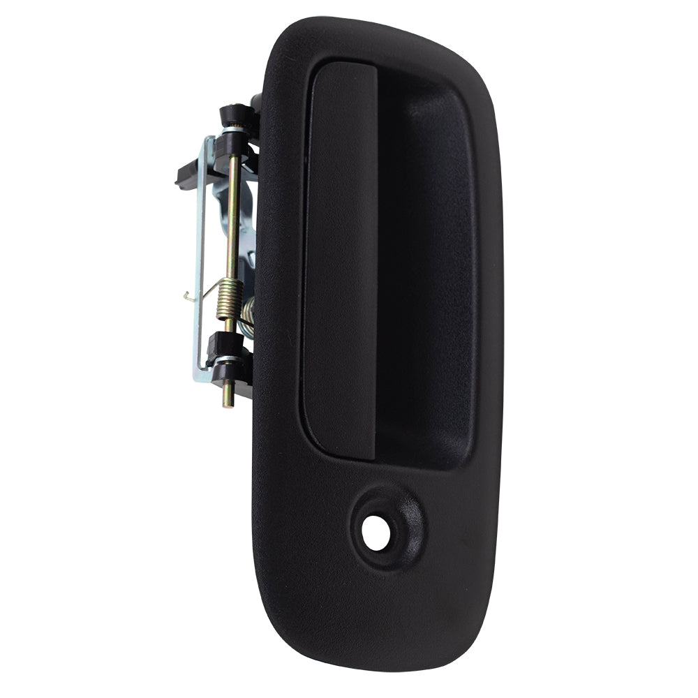 Brock Aftermarket Replacement Front Passenger Right Outside Door Handle Textured Black Compatible With 1996-2022 Chevy Express