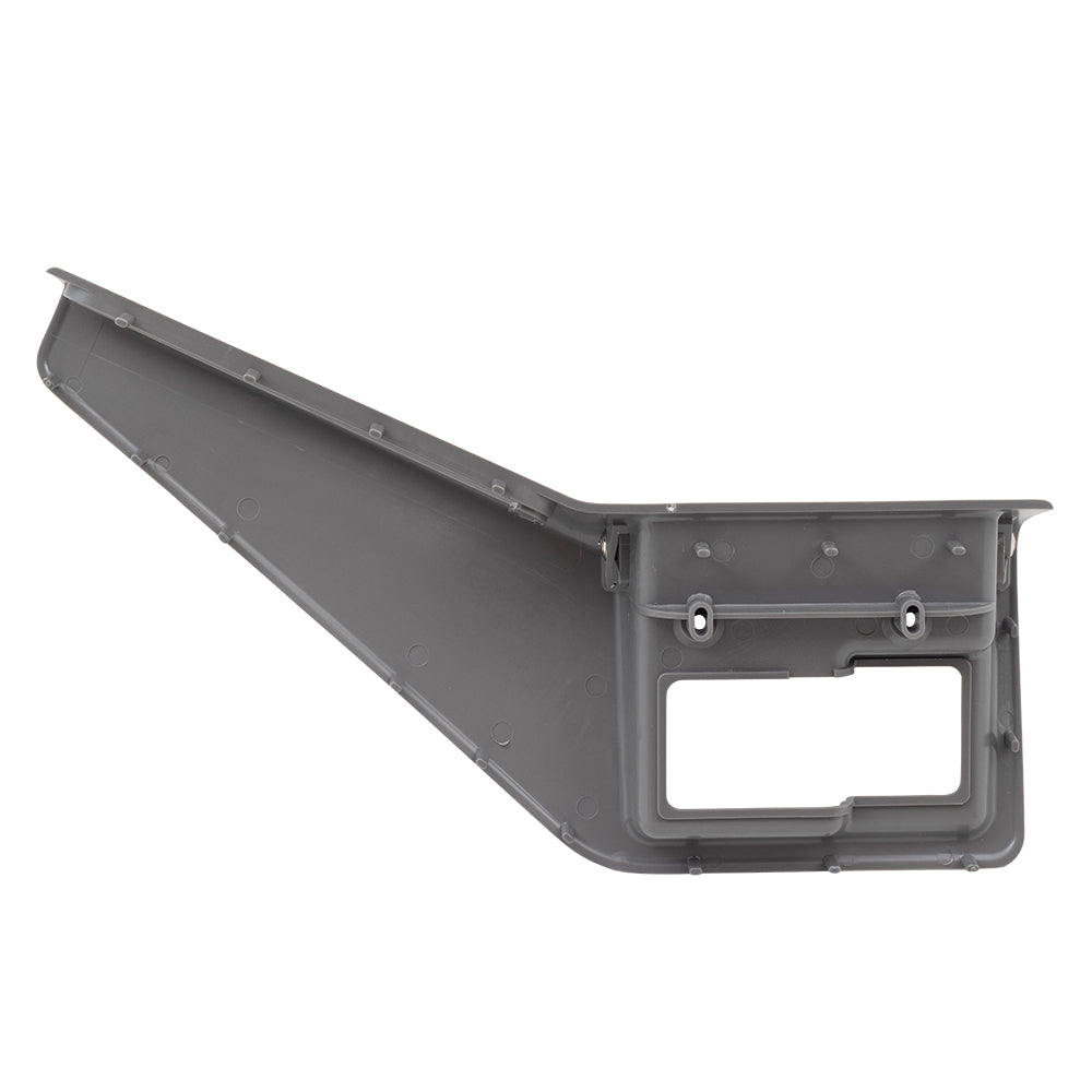 Brock Replacement Drivers Front Inside Inner Grey Door Pull Handle Compatible with 1991-1994 Explorer SUV F2TZ9823943BAK