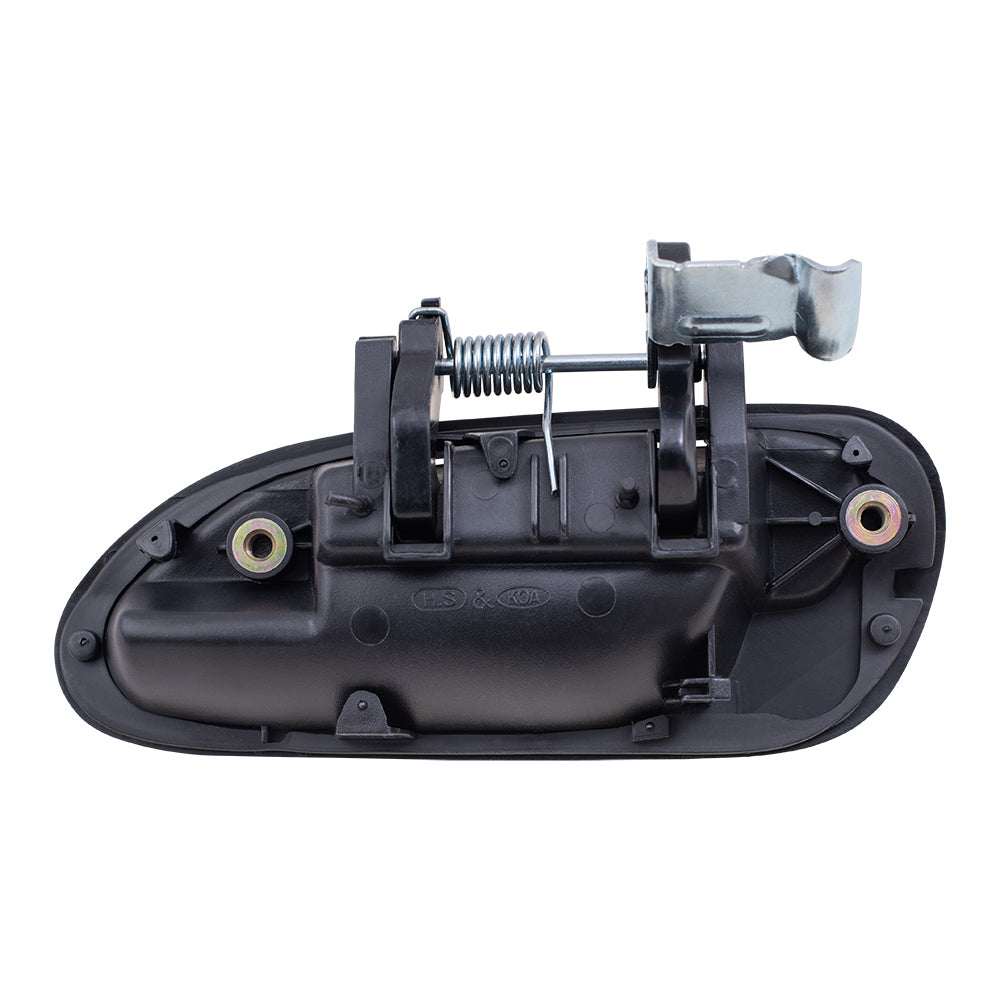 Brock Replacement Driver and Passenger Rear Outside Outer Door Handle Ready to Paint compatible with 72680S86K11 72640S86K11