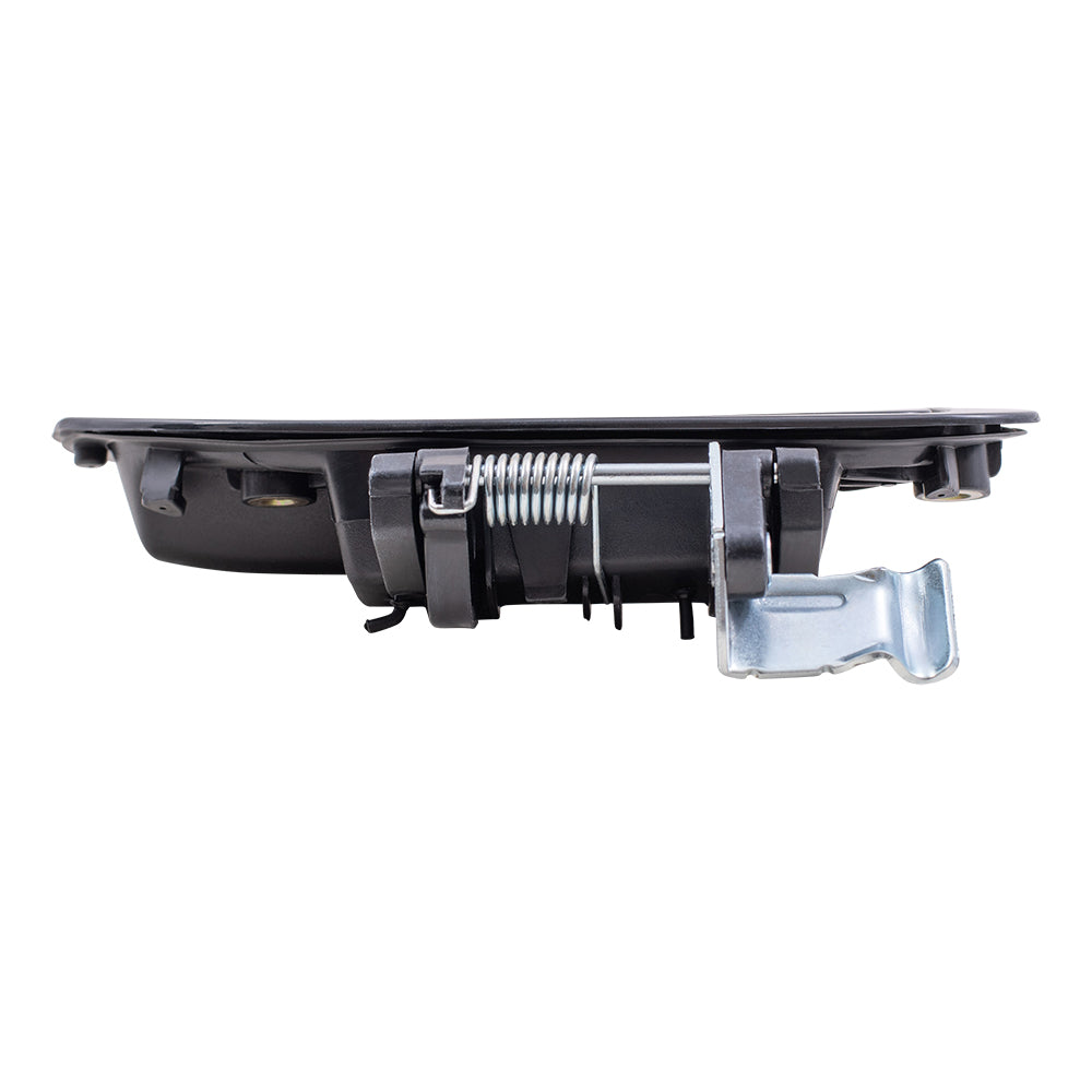 Brock Replacement Driver and Passenger Rear Outside Outer Door Handle Ready to Paint compatible with 72680S86K11 72640S86K11