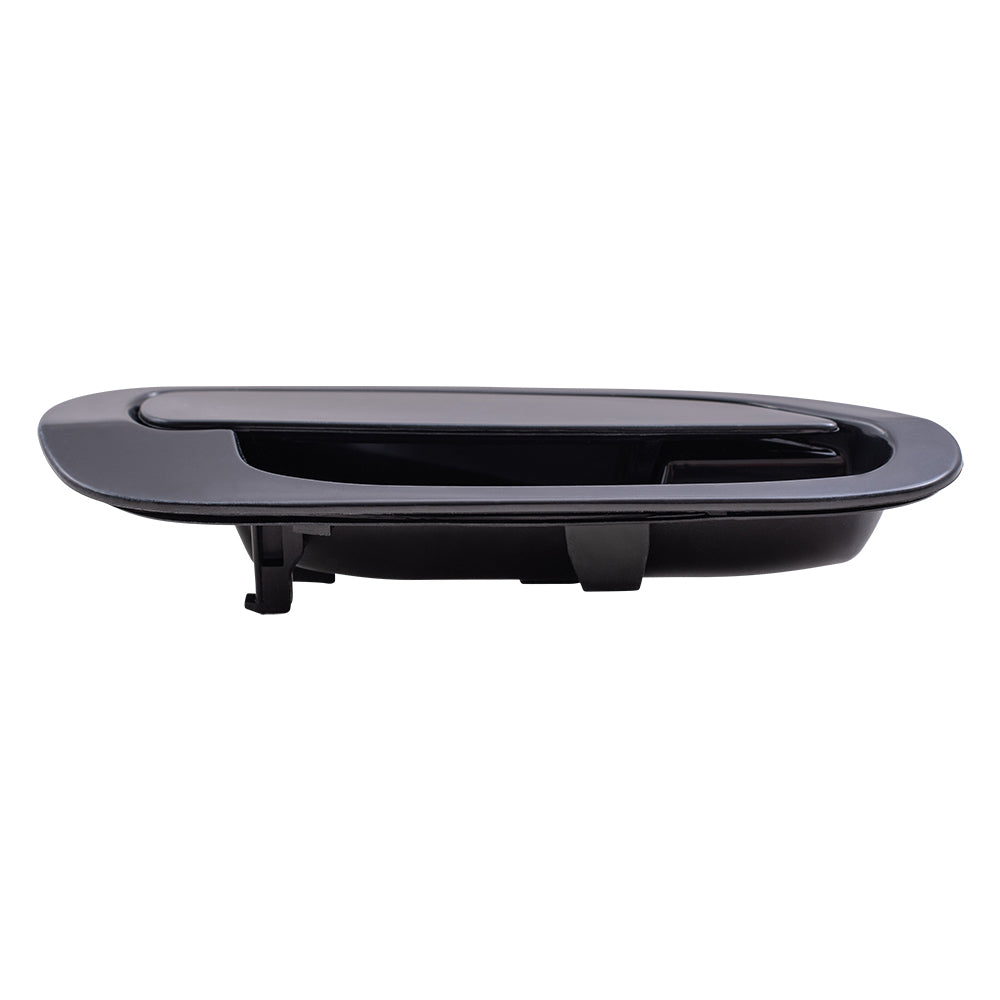 Brock Replacement Driver and Passenger Rear Outside Outer Door Handle Ready to Paint compatible with 72680S86K11 72640S86K11