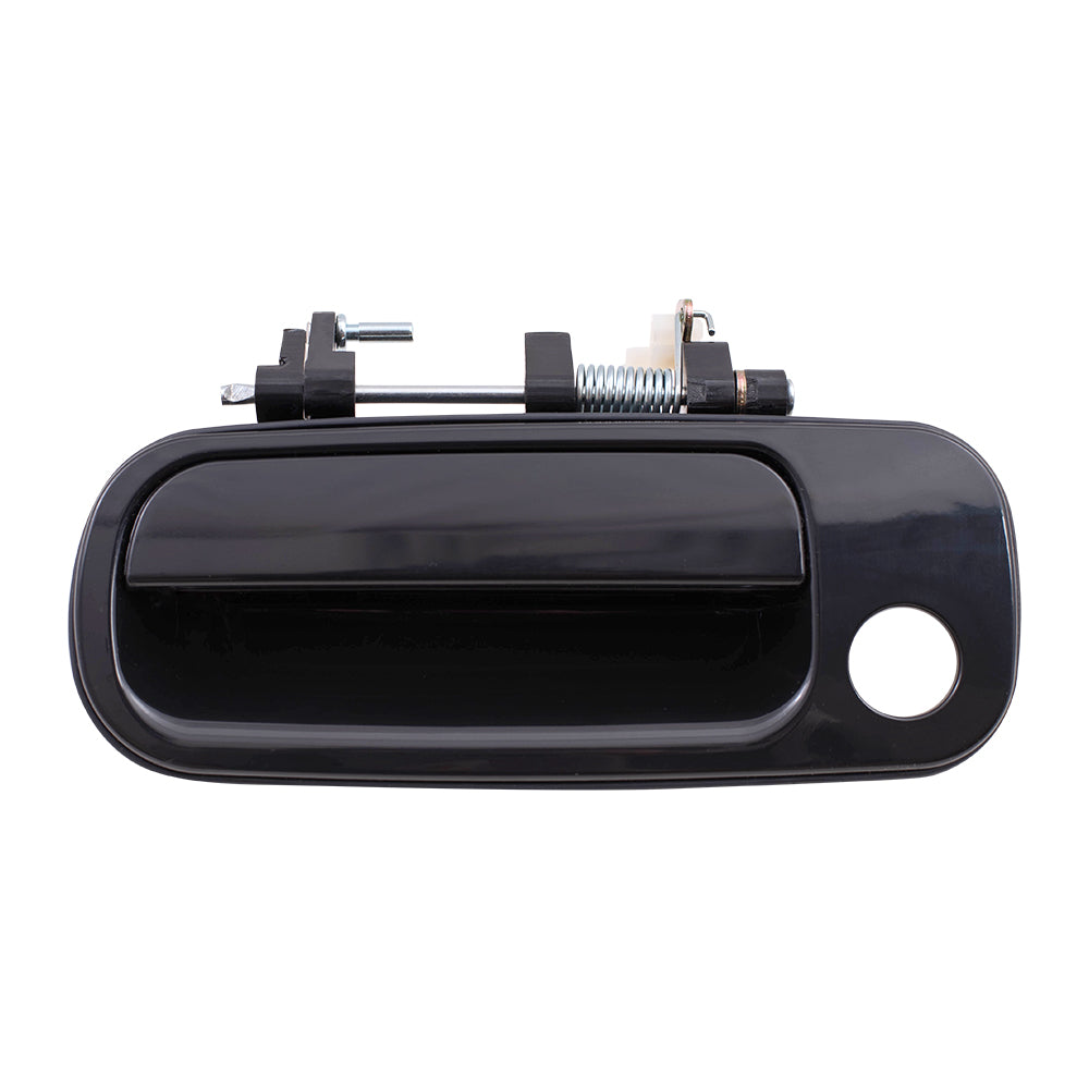 Brock Replacement Drivers Front Outside Outer Black Door Handle compatible with Camry 6922033011C1