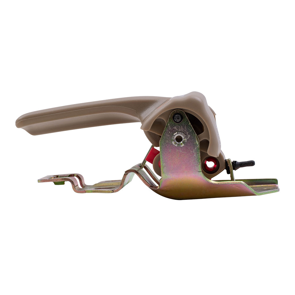 Brock Replacement Driver and Passenger Inside Inner Beige Door Handles Compatible with 92-96 Camry 69206-32071-J0 69205-32070-W3