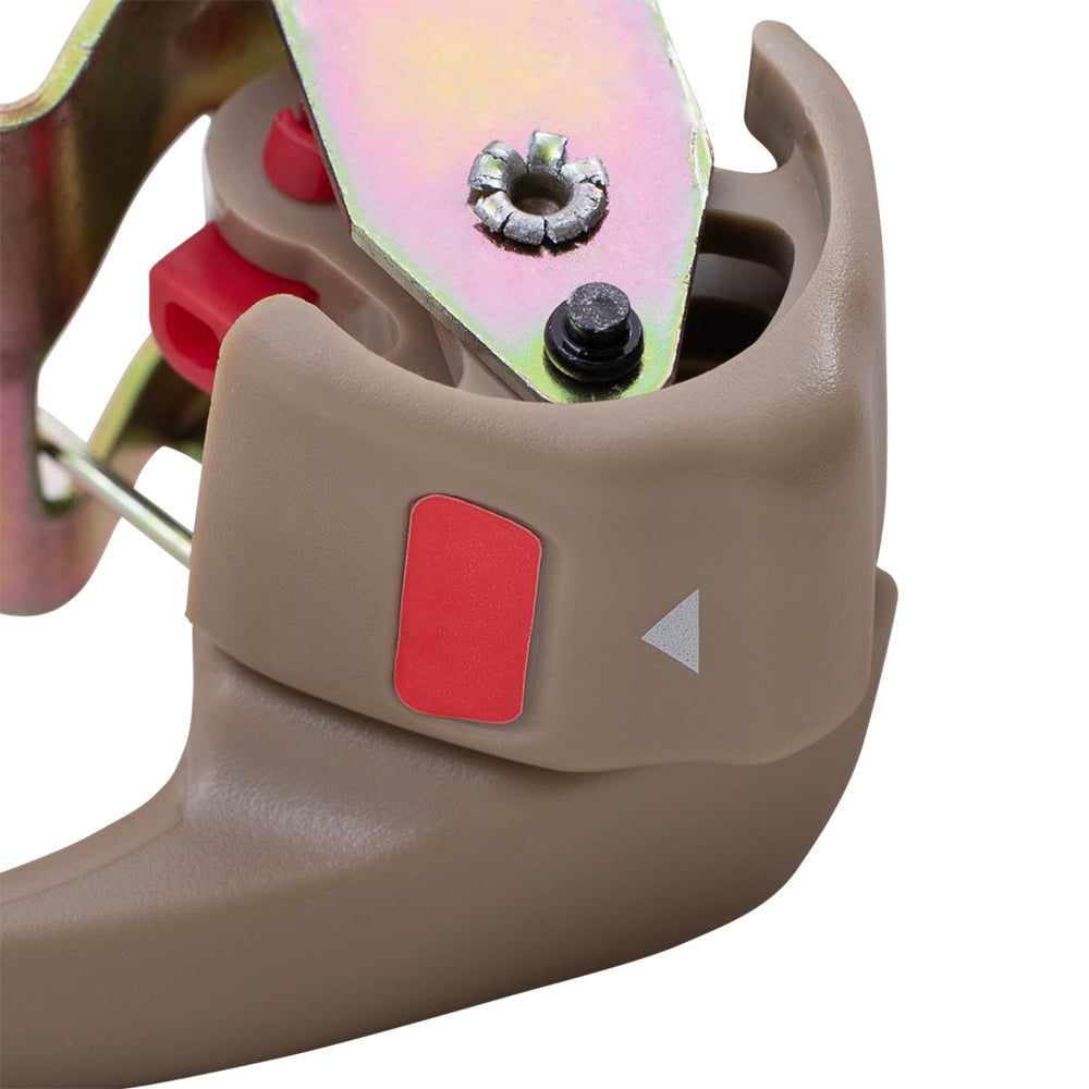 Brock Replacement Passengers Inside Inner Beige Door Handle Compatible with 92-96 Camry 69205-32070-W3