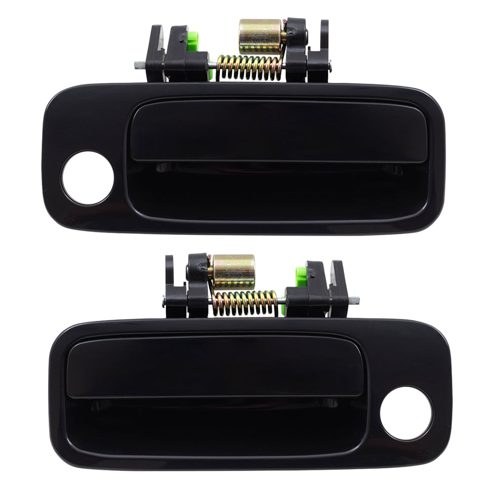 Brock Replacement Driver and Passenger Front Outside Outer Exterior Door Handle compatible with ES300 Camry 69220AA010C0 69210AA010C0