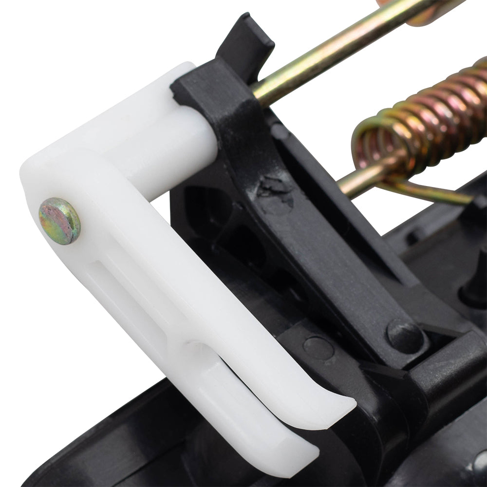 Brock Replacement Driver and Passenger Rear Outside Outer Beige Door Handles compatible with 97-01 Camry 69240AA010E0 69230AA010E0