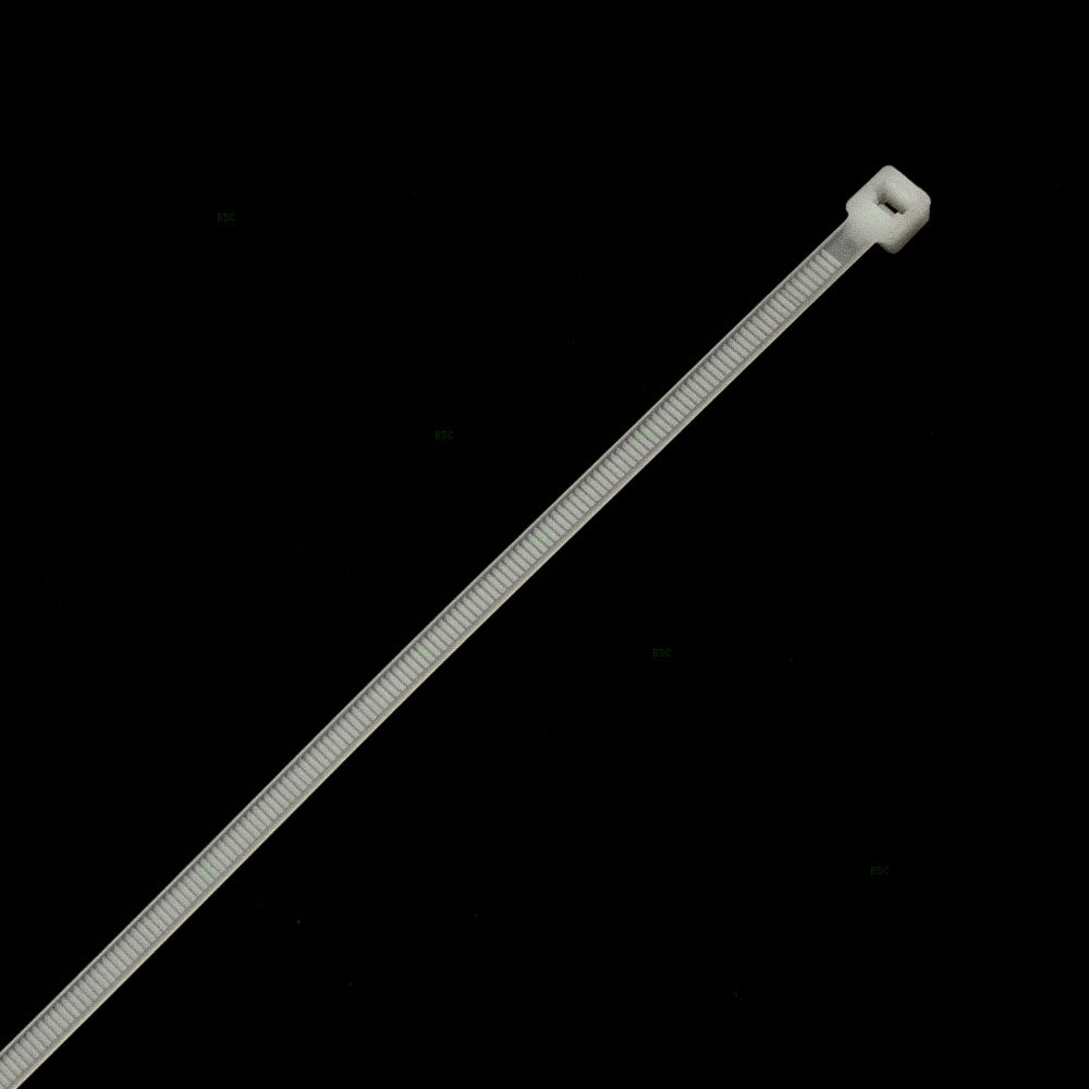 Brock 1000 Pc Bag Natural White Nylon 11" Cable Zip Ties Self Locking Head UV Heat Resistant Outdoor Indoor for Bundling Tag Hold Wires Cords Crafts