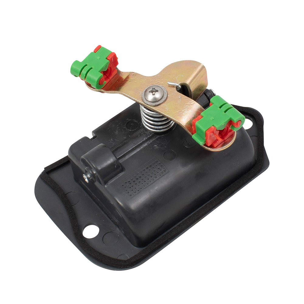 Brock Replacement Upgraded Design Extended Cab 3rd Door Inside Handle Metal Pull Lever w/ Plastic Bezel Compatible with S10 Sonoma Hombre Pickup Truck 19211052