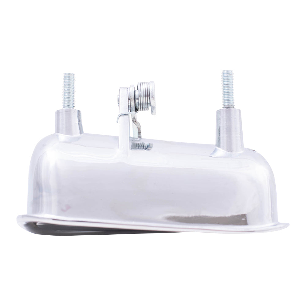 Brock Replacement Passengers Outside Outer Chrome Door Handle compatible with 14011820