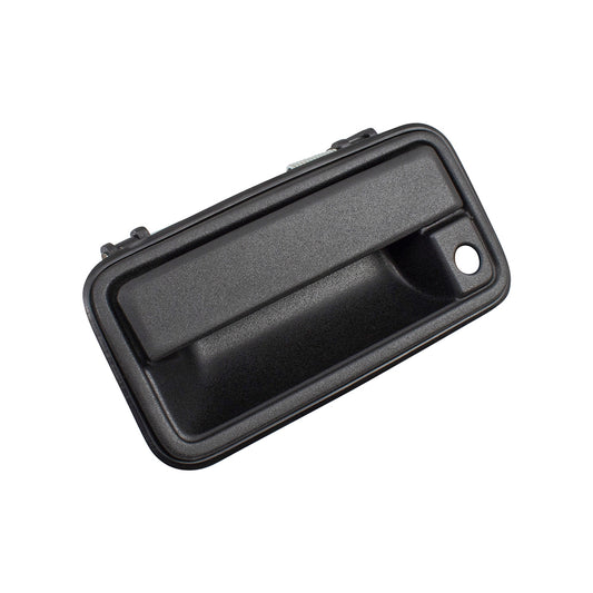 Brock Replacement Driver Side Front Outside Textured Black Metal Door Handle & Base compatible with 1995-2000 GM Pickup Truck