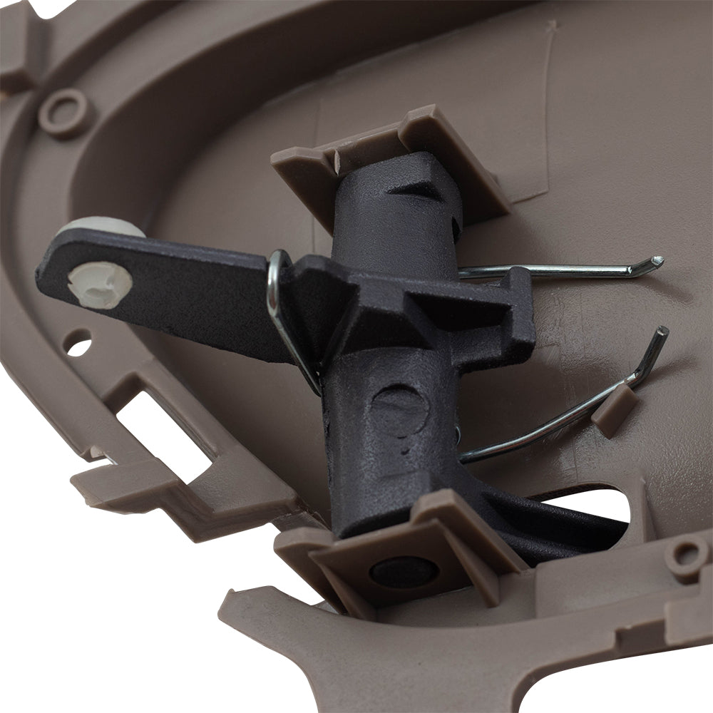 Brock Replacement Driver and Passenger Inside Inner Tan Door Handles Compatible with 95-02 Pickup Truck 15708043 15708044