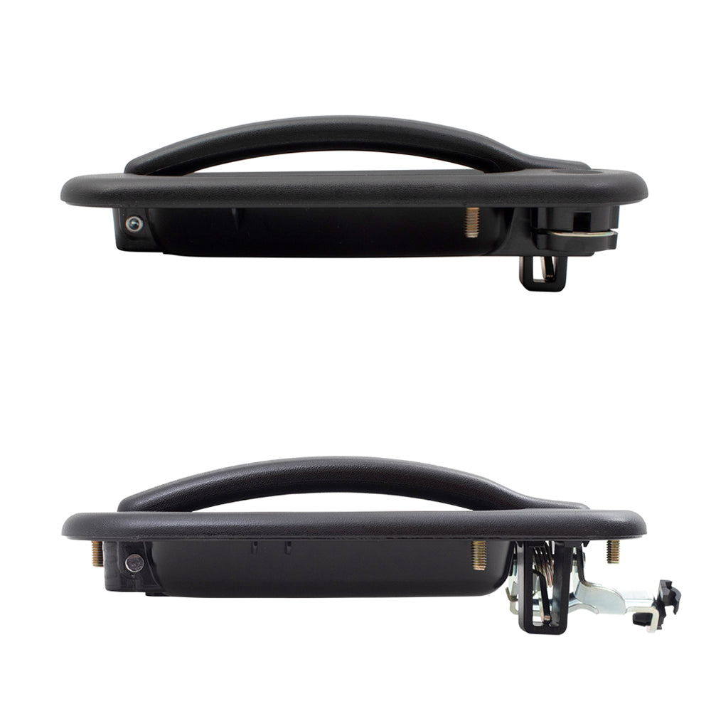 Brock Replacement Front and Rear Outside Door Handles 4 Piece Set Compatible with 2000-2007 Various Model Trucks & SUVs