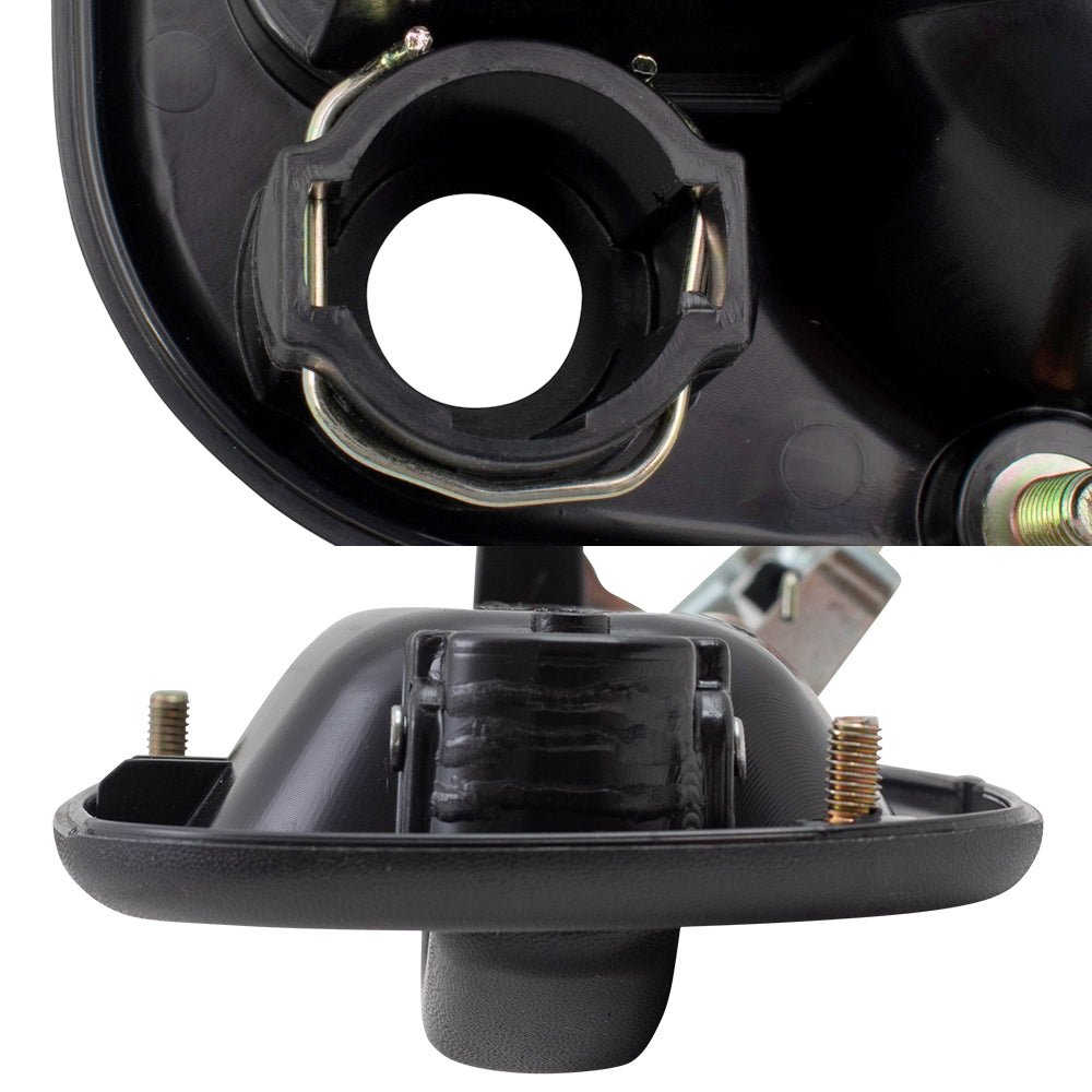 Brock Replacement Front and Rear Outside Door Handles 4 Piece Set Compatible with 2000-2007 Various Model Trucks & SUVs