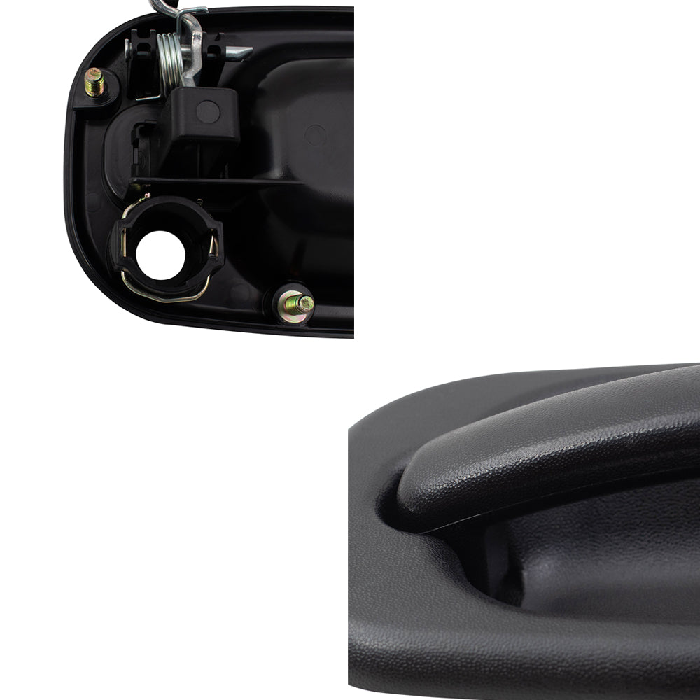 Front Outside Exterior Door Handles Compatible with 99-07 GM SUV Pickup Truck 19356468 15182406