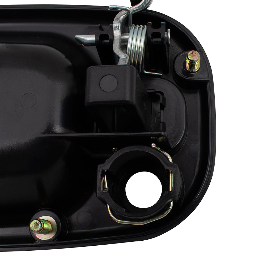 Brock Replacement Passengers Front Outside Exterior Door Handle Textured w/ Keyhole compatible with 99-07 GM SUV Pickup Truck 19356471 15182419