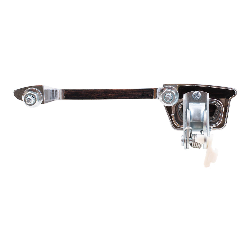Brock Replacement Passengers Outside Exterior Front Rear Chrome Door Handle compatible with Pickup Truck SUV Van 55075648