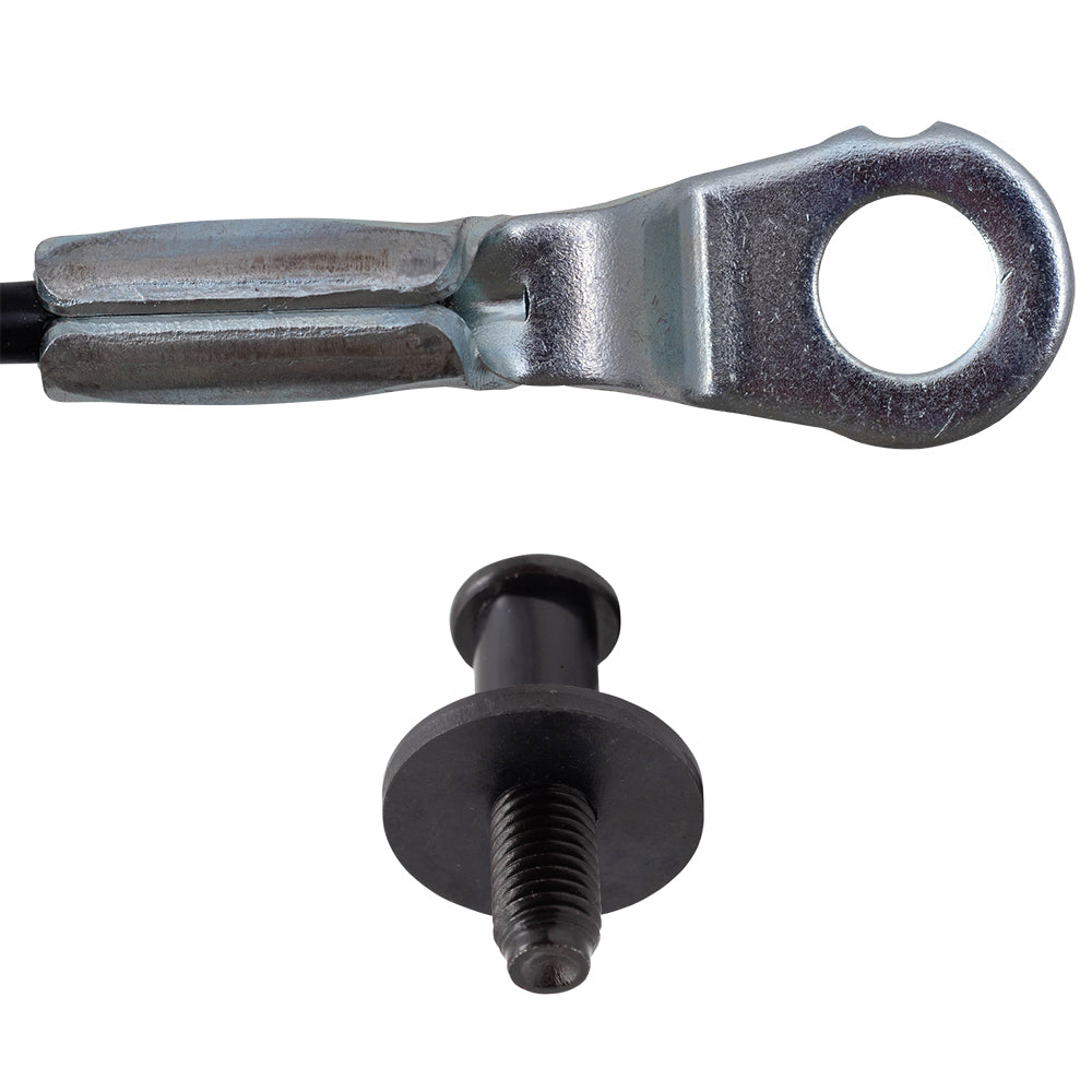 Brock Replacement Tailgate Cables with Striker Bolts Kit Compatible with 99-06 Silverado Sierra