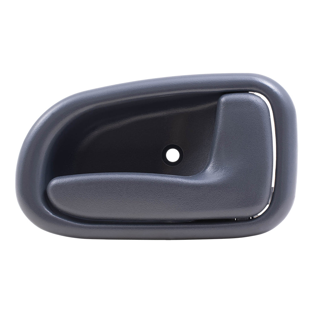 Brock Replacement Passengers Inside Inner Gray Door Handle Compatible with 93-97 Corolla Prizm 6920512130
