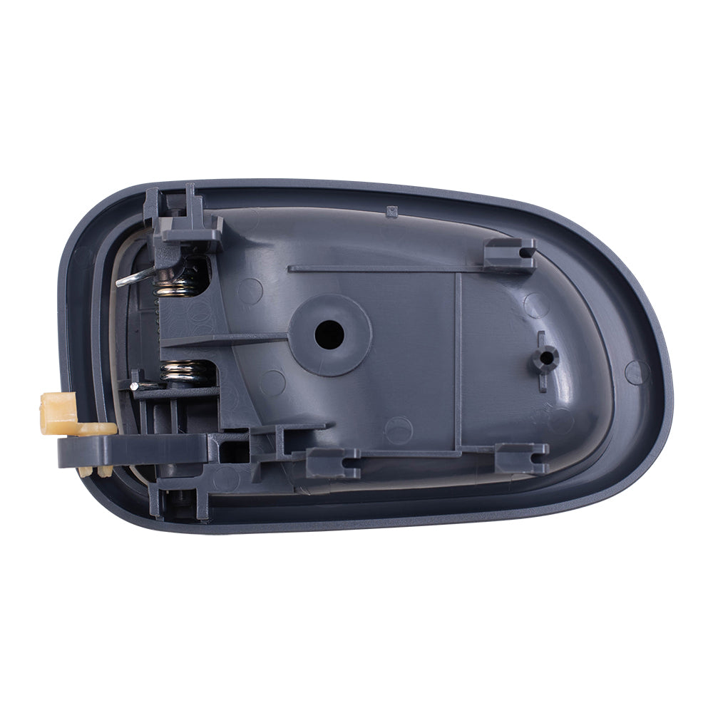 Brock Replacement Passengers Inside Inner Gray Door Handle Compatible with 93-97 Corolla Prizm 6920512130