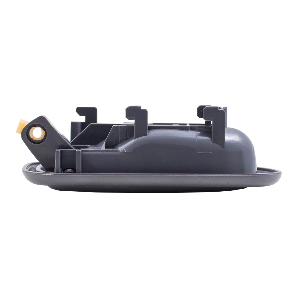 Brock Replacement Passengers Inside Inner Gray Door Handle Compatible with 93-97 Corolla Prizm 6920512130