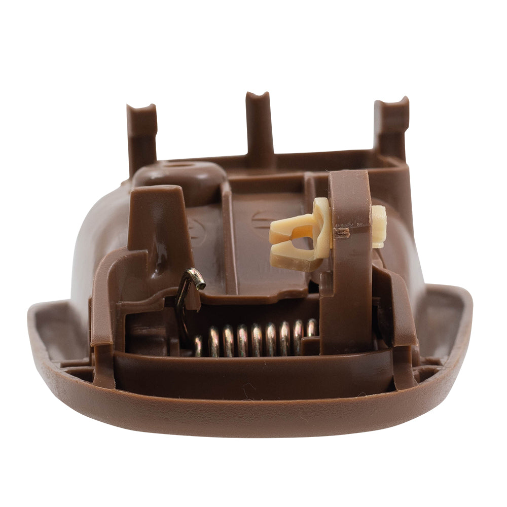 Brock Replacement Passengers Inside Inner Dark Brown Door Handle Compatible with 98-02 Corolla Prizm 69205-02050
