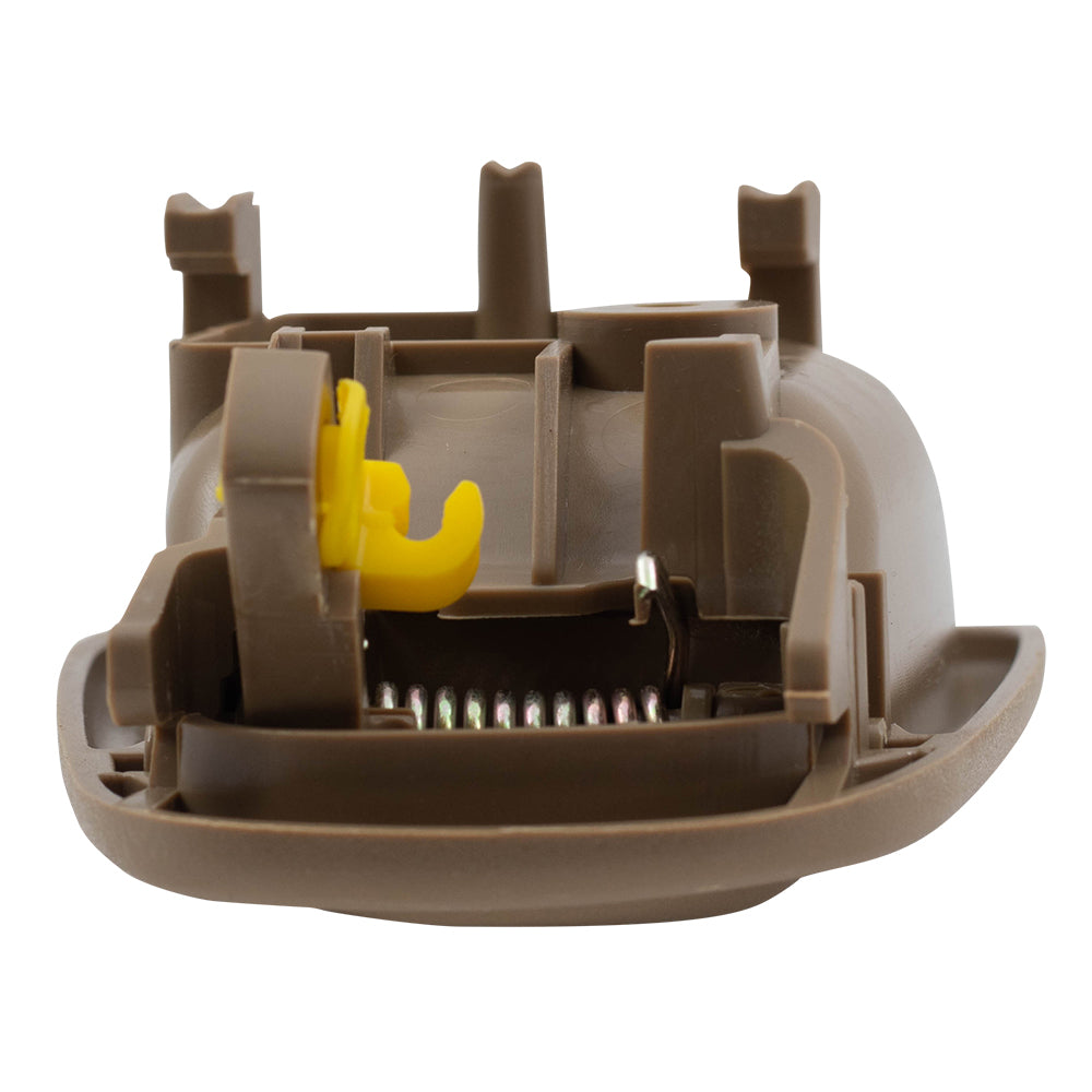 Brock Replacement Drivers Inside Inner Light Brown Door Handle Compatible with 1998-2002 Corolla Prizm