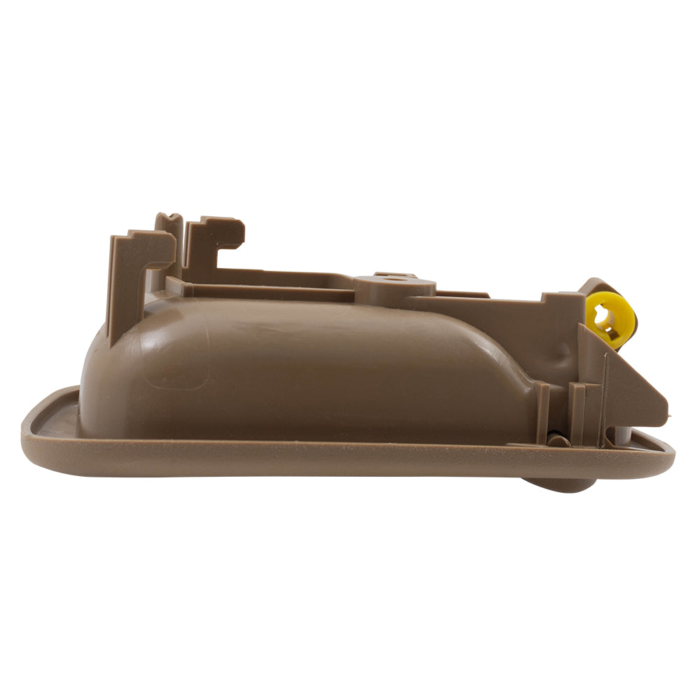 Brock Replacement Passengers Inside Inner Light Brown Door Handle Compatible with 1998-2002 Corolla Prizm