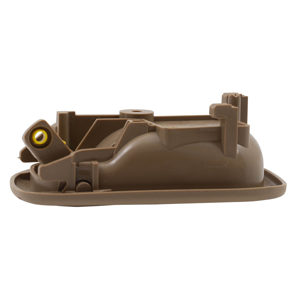 Brock Replacement Passengers Inside Inner Light Brown Door Handle Compatible with 1998-2002 Corolla Prizm