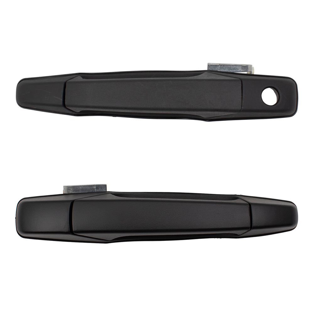 Brock Replacement Front Driver & Passenger Side Outside Door Handles Compatible with 2007-2013 Avalanche/Sierra Denali/Escalade EXT & 2007-2014 Silverado/Sierra/Escalade & ESV/Suburban/Tahoe/Yukon