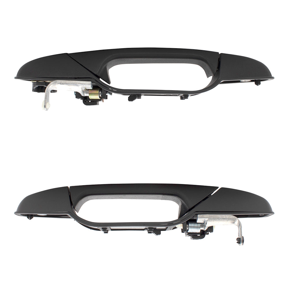 Brock Replacement Front Driver & Passenger Side Outside Door Handles Compatible with 2007-2013 Avalanche/Sierra Denali/Escalade EXT & 2007-2014 Silverado/Sierra/Escalade & ESV/Suburban/Tahoe/Yukon