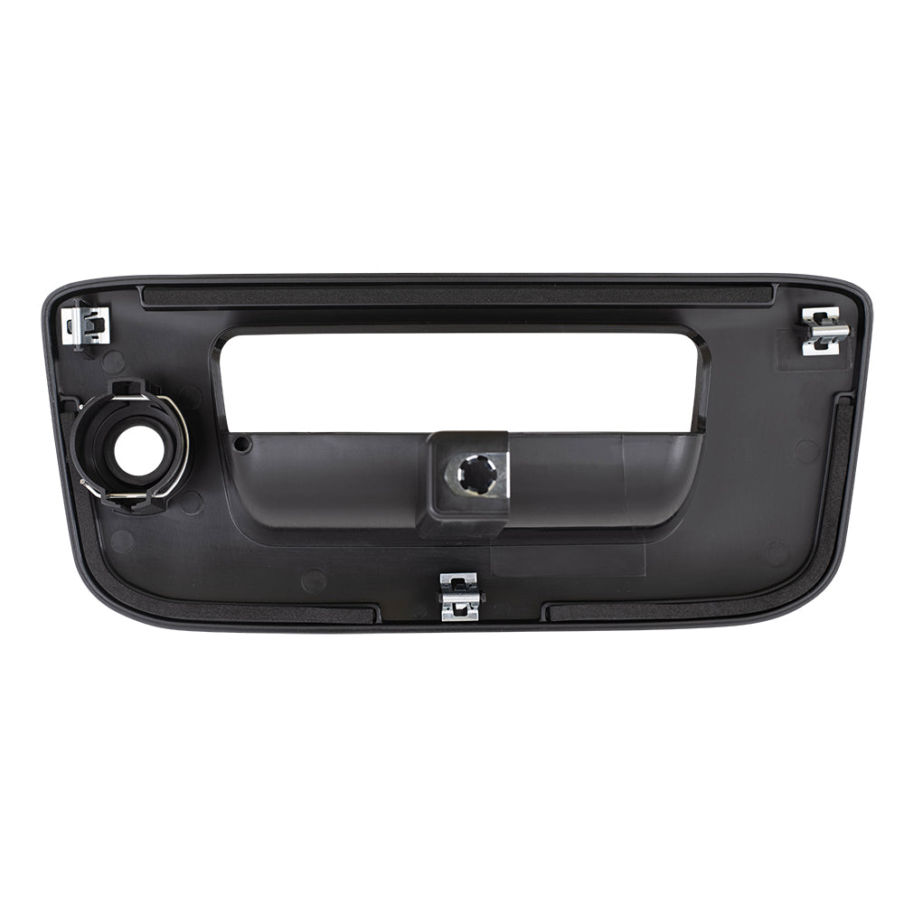 Brock Replacement for Tailgate Handle Trim Bezel Replacement with Keyhole for Pickup Truck 22755302