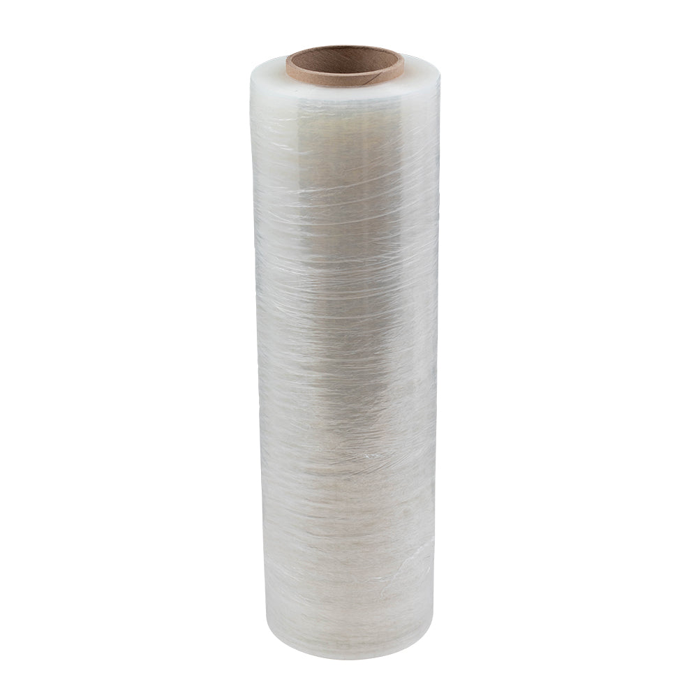 Brock ADS3562C Clear Industrial Strength Stretch Wrap Film - 18 Inch X 500 Yard - 80 Gauge - 3 Inch Core - 4 Rolls/Case