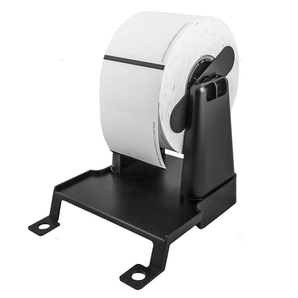 External Roll Label Holder 1"-4" Wide 1/ 1"-3" Core Mount Stand Assembly for all Desk Top Label Printers w/ 1.5" Core
