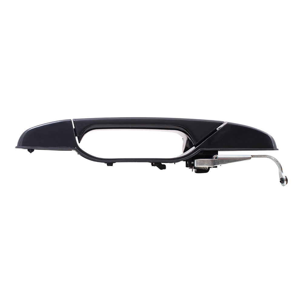 Brock Replacement Passengers Rear Outside Outer Door Handle compatible with Pickup Truck SUV 25890276