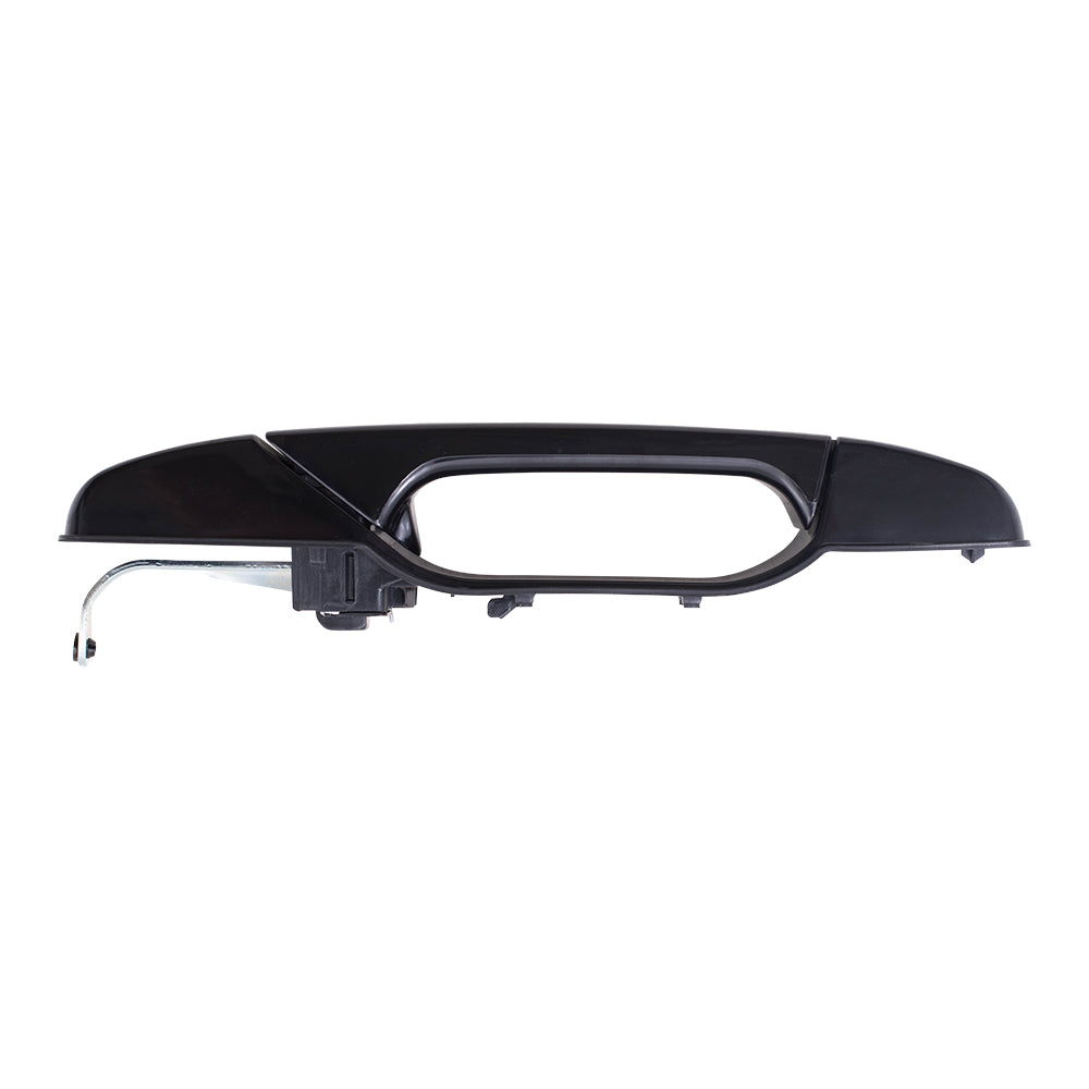 Brock Replacement Passengers Rear Outside Outer Door Handle compatible with Pickup Truck SUV 25890276