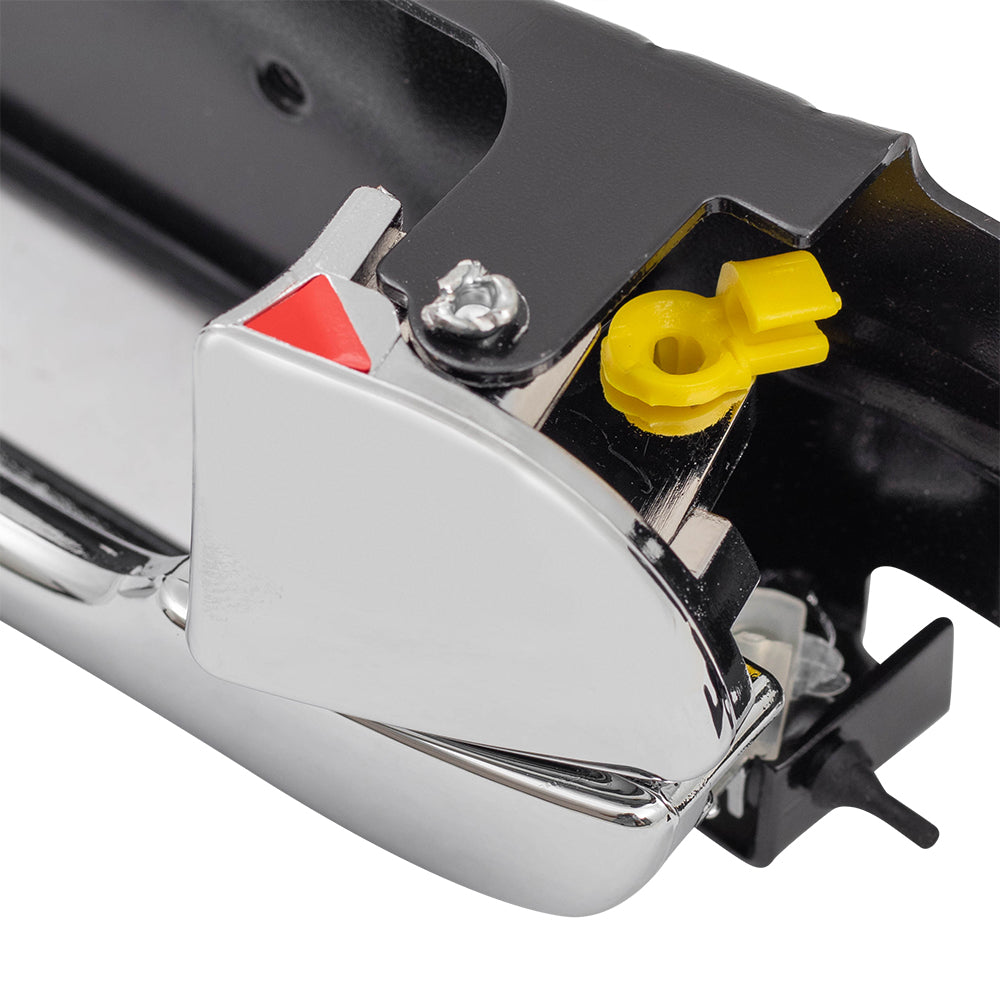 Brock Replacement Passengers Inside Front Chrome Door Handle Compatible with 02-05 Sedona 0K53B 5833044