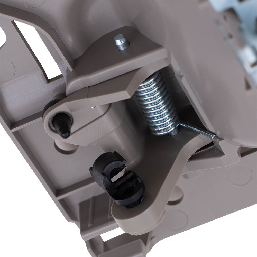 Brock Replacement Driver and Passenger Rear Inside Inner Beige Door Handle Repair Kits Compatible with 05-10 Grand Cherokee SUV 1HR371J3AJ 1HR381J3AJ