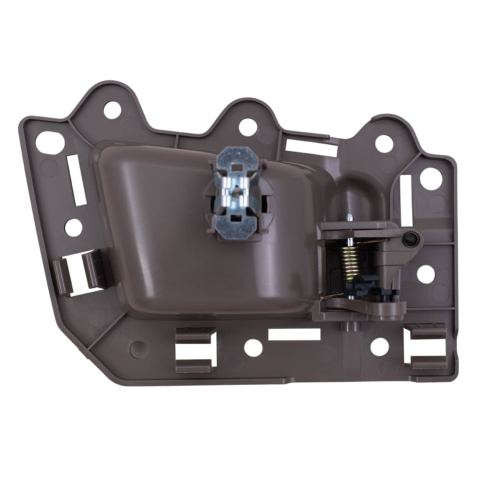 Brock Replacement Drivers Rear Inside Inner Brown Door Handle Repair Kit Compatible with 05-10 Grand Cherokee SUV 5HR411D5AJ
