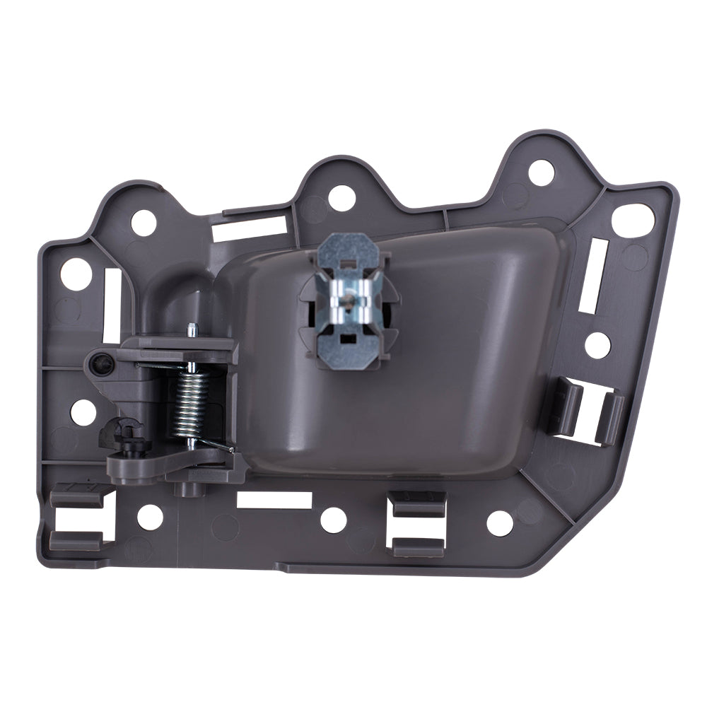 Brock Replacement Passengers Rear Inside Inner Gray Door Handle Compatible with 05-10 Grand Cherokee SUV 5HR421J3AK