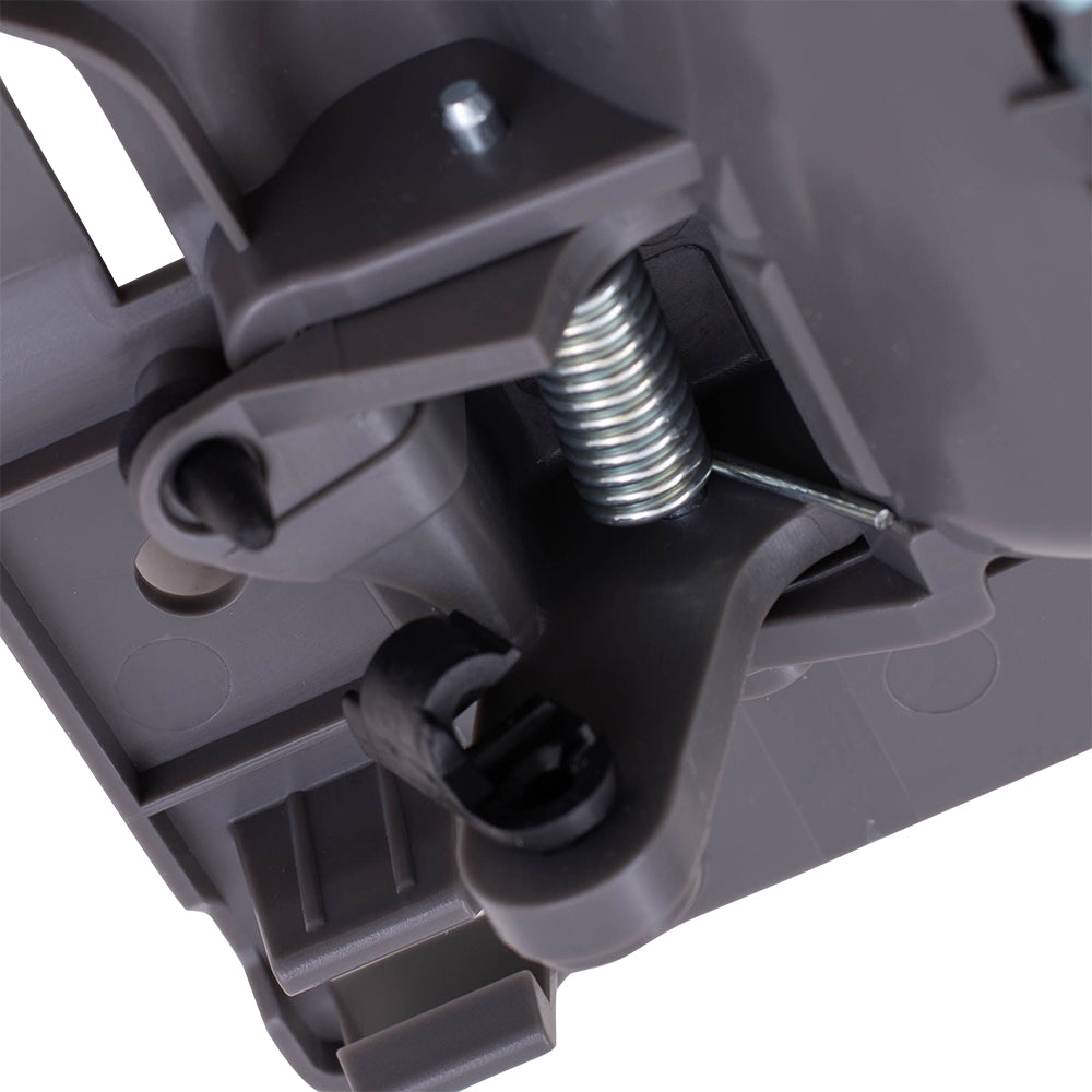 Brock Replacement Passengers Rear Inside Inner Gray Door Handle Compatible with 05-10 Grand Cherokee SUV 5HR421J3AK