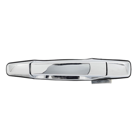 Brock Replacement Passengers Front Outside Outer Chrome Door Handle compatible with 07-13 Silverado Sierra Pickup Truck 22738722