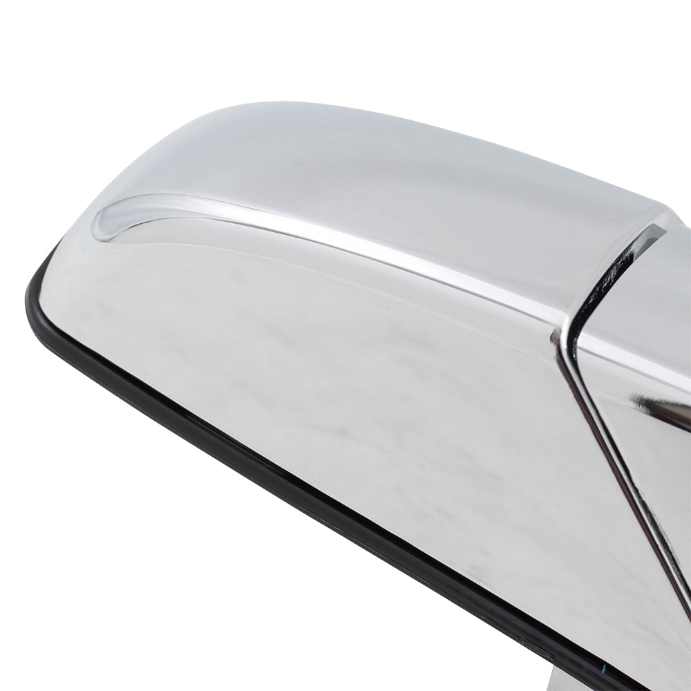 Brock Replacement Drivers Outside Outer Rear Chrome Door Handle compatible with 07-13 Silverado Sierra Pickup Truck 22738725