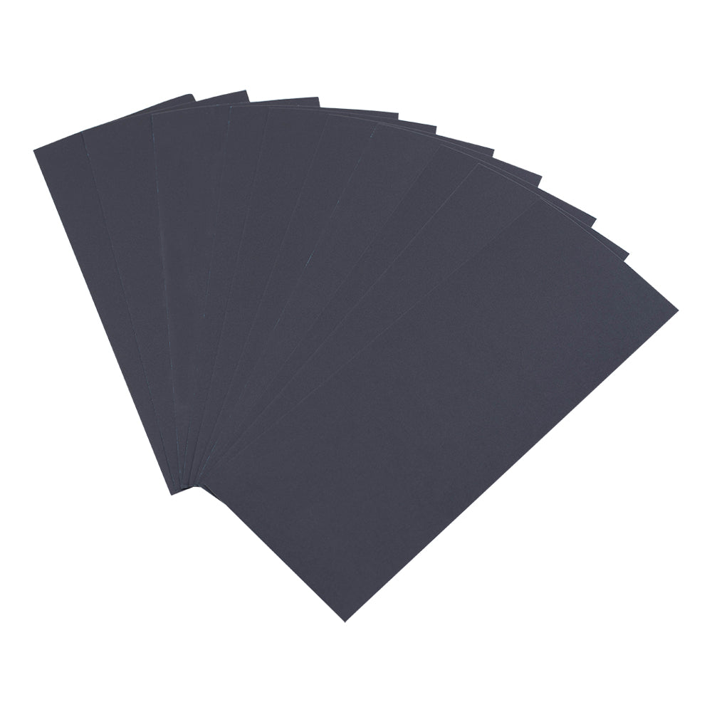Sanding Sheet 600 Grit, 1/3 Sheet, Wet/Dry, and Premium Silicone Carbide Blend for Initial Polish 10 Pack