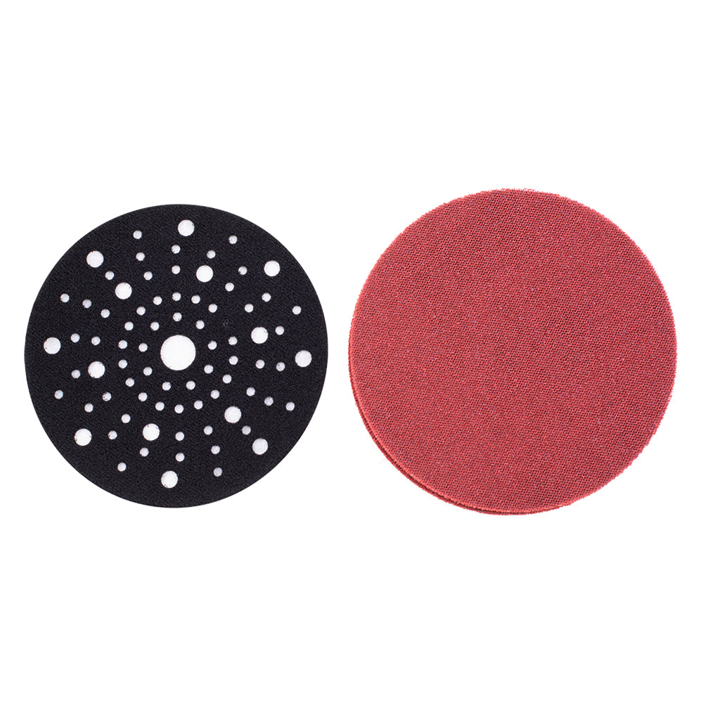 Sanding Disk with Connection Pad 6", 80 Grit, Coarse and Premium Ceramic Grain Blend for Fast Material Removal 10 Pack