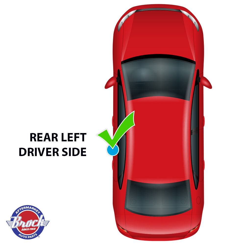 Brock Replacement Drivers Taillight Tail Lamp Compatible with 09-15 Pilot SUV 33550SZAA02