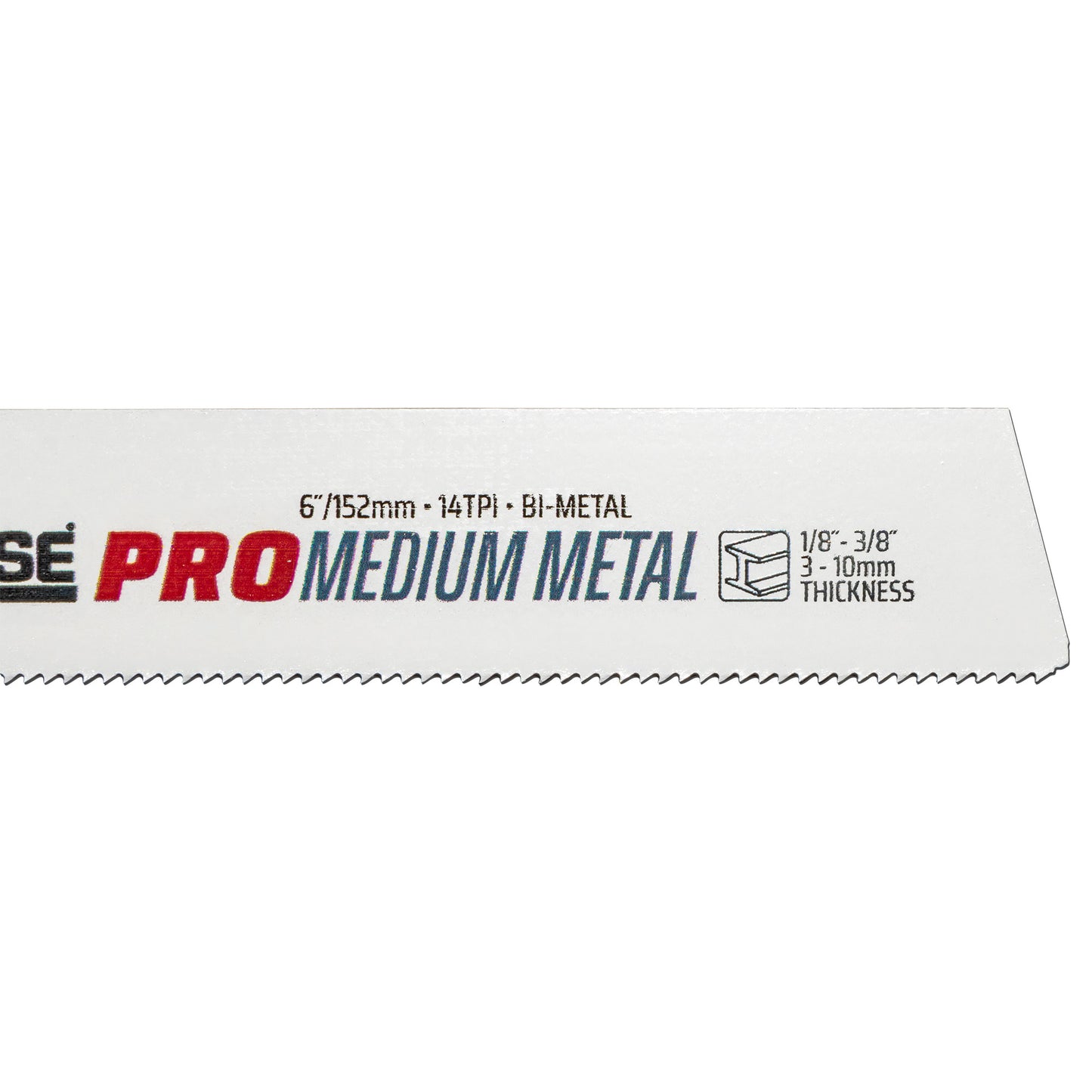 Morse Bi-Metal Pro Medium Metal Reciprocating Saw Blade 6" x 1" x .42" 14 TPI 25 Pack