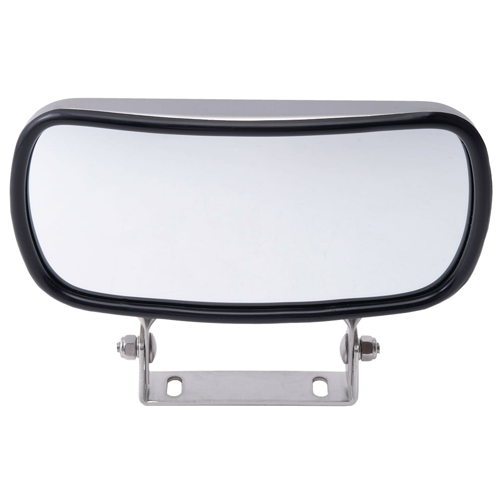 Brock Replacement Driver and Passenger Universal Over Door Stainless Steel 4 x 8.5 Convex Mirrors