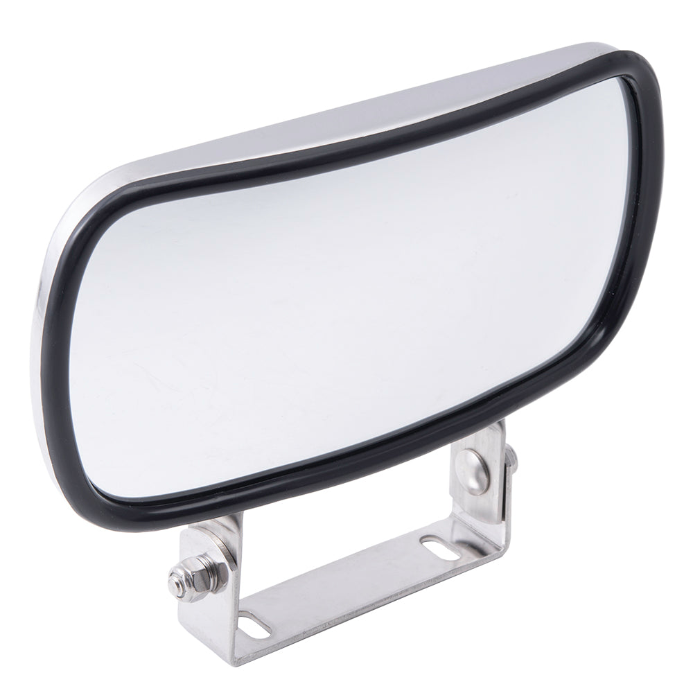 Brock Replacement Driver and Passenger Universal Over Door Stainless Steel 4 x 8.5 Convex Mirrors