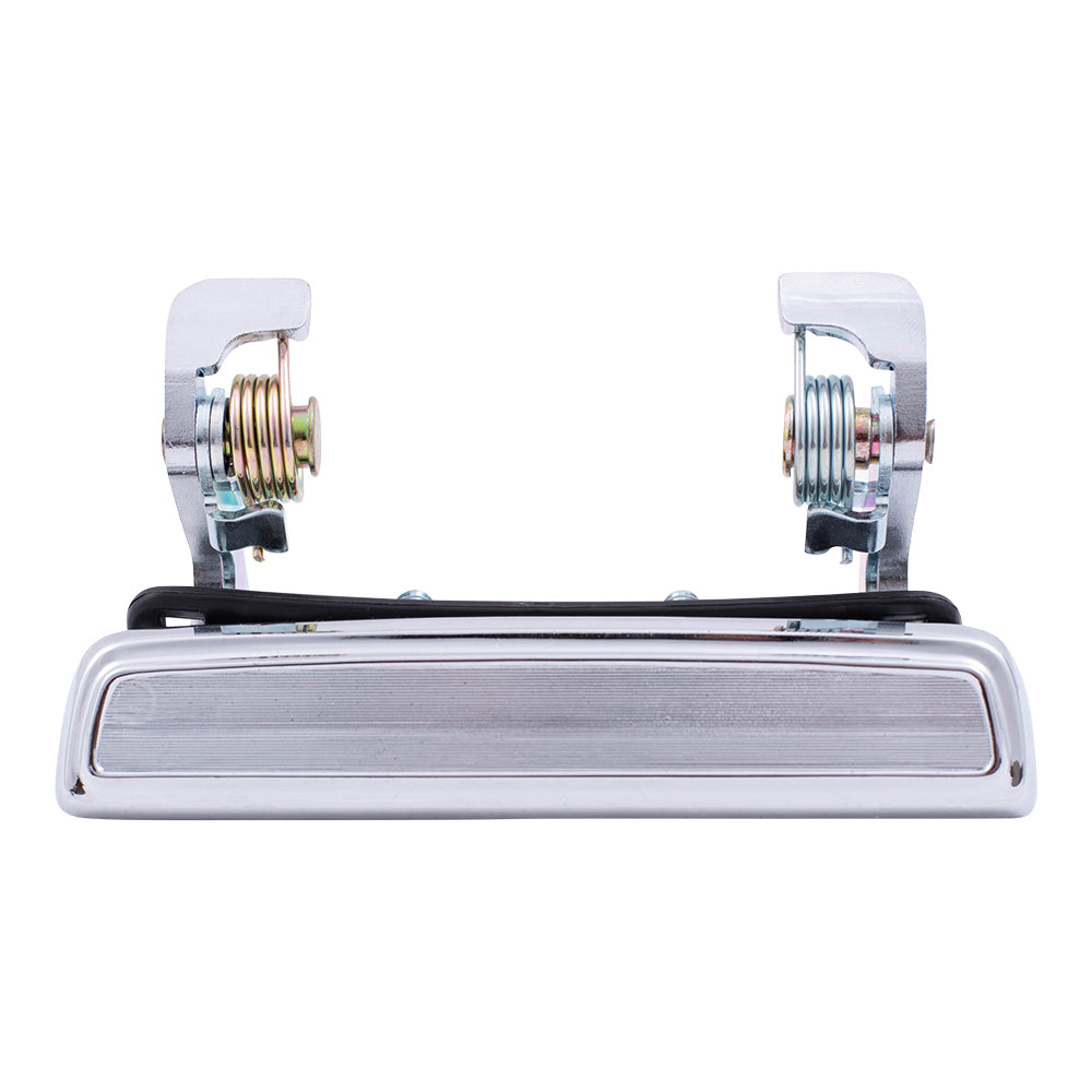 Brock Replacement Pair Set Outside Exterior Front Rear Chrome Door Handles compatible with 73-86 Various Models D8BZ6522405A D8BZ5422404A